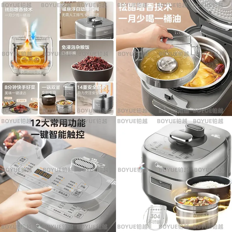 Kitchen Appliances Lowes - Elektrische snelkookpan met antiaanbaklaag, snel koken,