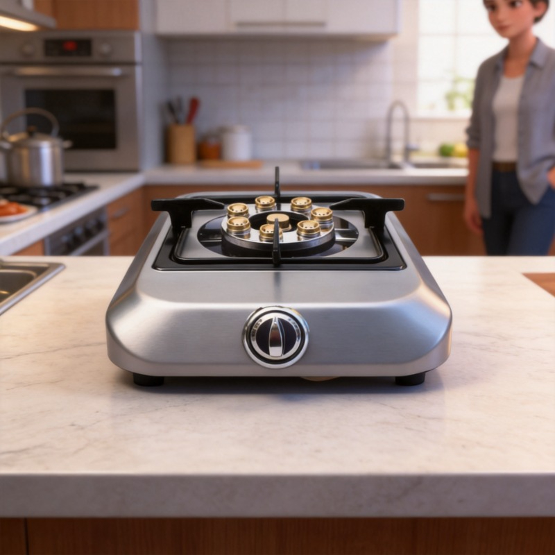 Kitchen Appliances Lowes - Draagbare tafelmodel gasfornuis met één brander,