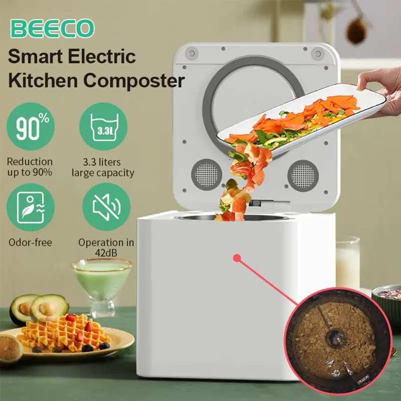 Kitchen Appliances Lowes - Elektrische Voedselafvalvermaler 3.3L Roestvrij Staal Automatische