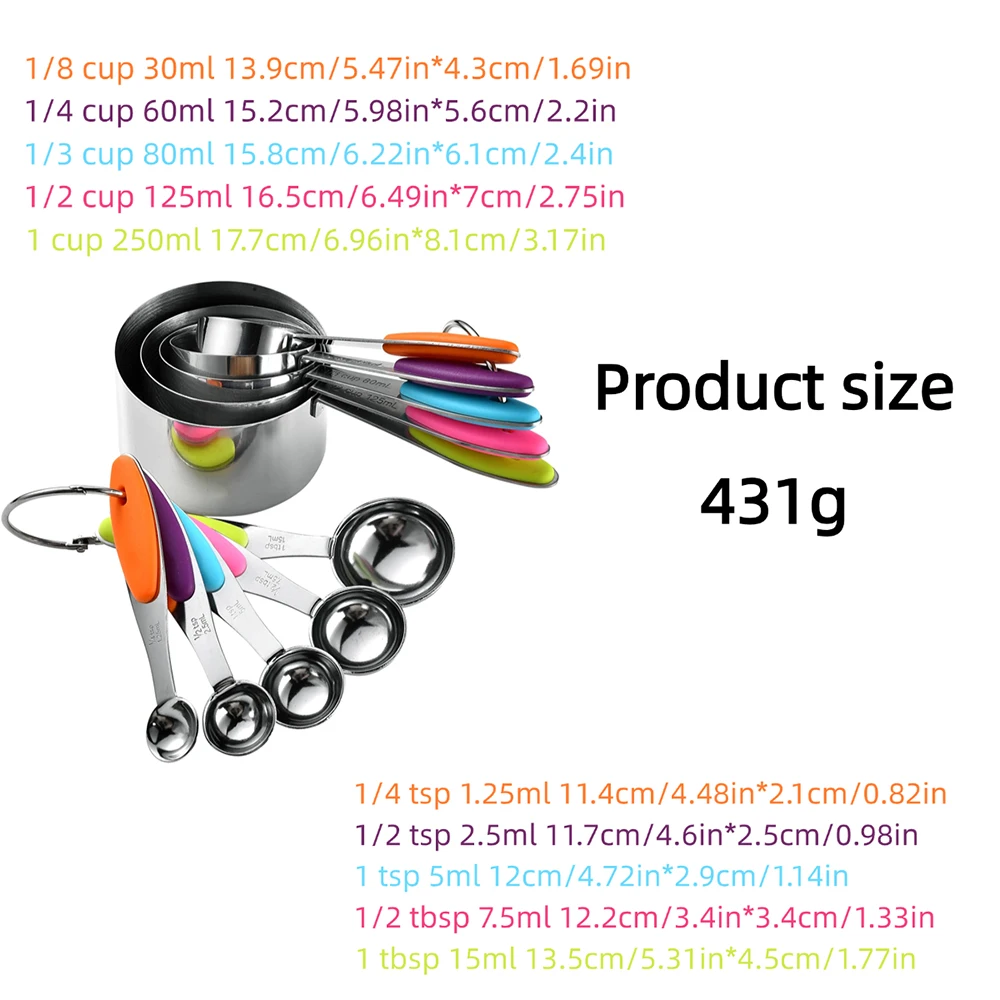 5/10 stuks roestvrijstalen maa - Kitchen Appliances Packages recensie en prijs