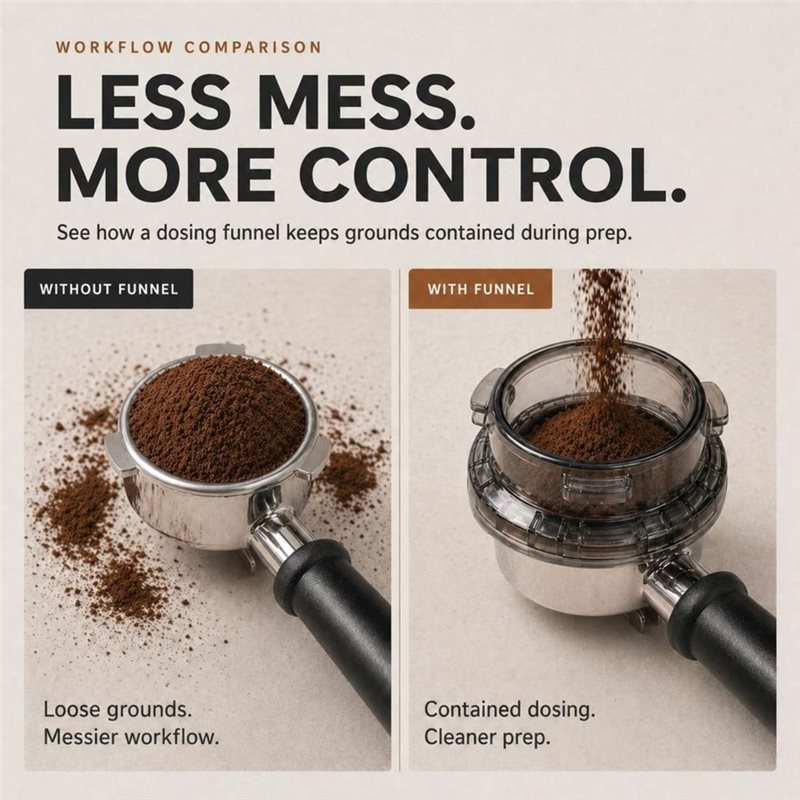 A65T-Twist-Lock Portafilter do - Breville Espresso Barista Express recensie en prijs