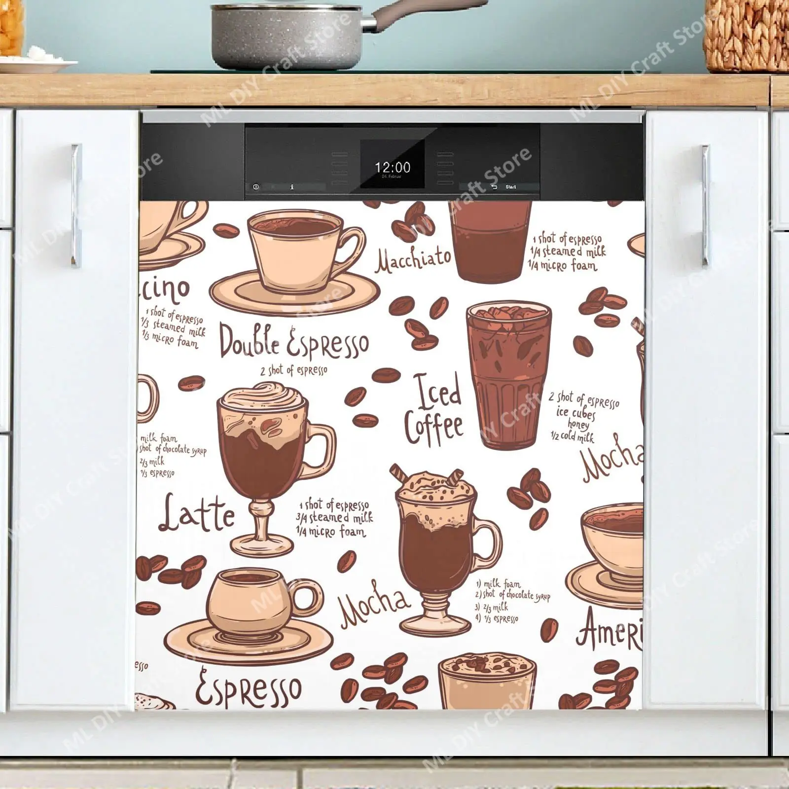 Retro Koffie Onderwerpen Cafe  - Kitchen Appliances Pictures recensie en prijs