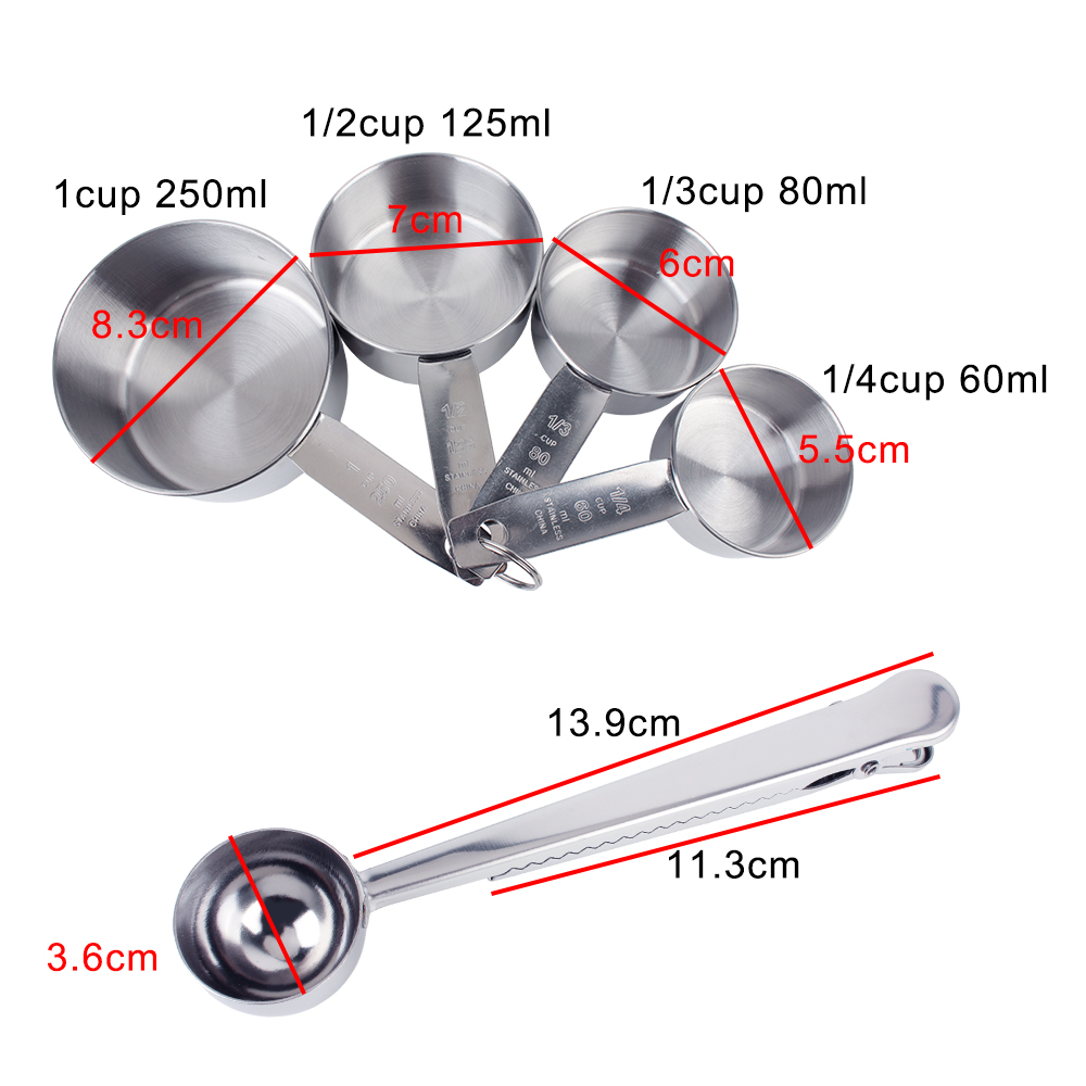 Stapelbare Maatbekers en Lepel - Kitchen Appliances Packages recensie en prijs
